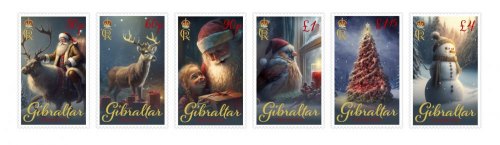 Gibraltar Christmas 2023 Stamps